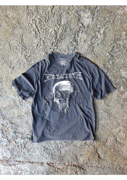 Megadeth Vintage Oversize Metal T-Shirt indirimleri