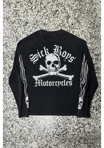 sick BoysUzun Kol T-Shirt fırsatları