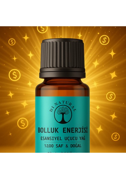 Bolluk Enerjisi Uçucu Yağ Saf Doğal Esans Buhurdanlık Difüzör Oda Esansı 10 ml