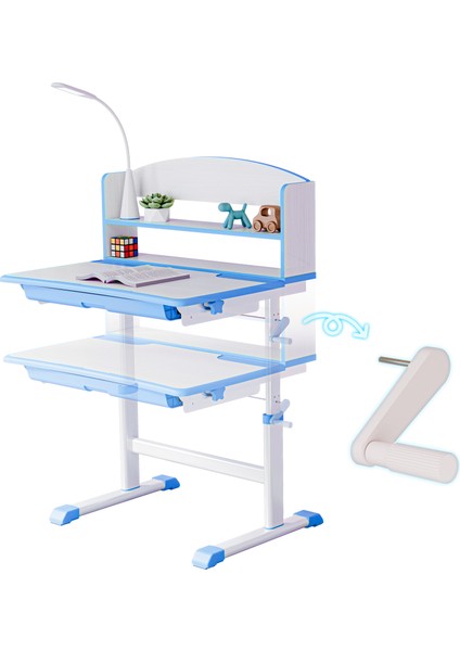 Sakura Çocuk Çalışma Masası | Yükseklik ve Açı Ayarlı | Ergonomik Masa
