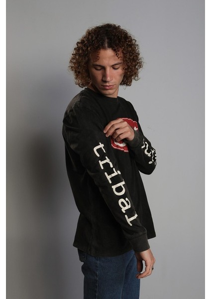 Saint Raging Tribal Vintage Long Sleeve T-Shirt fiyatları