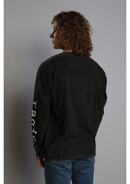Saint Raging Tribal Vintage Long Sleeve T-Shirt modelleri