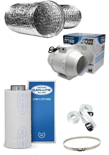 660 M3 Karbon Filtre Eco Fan Seti