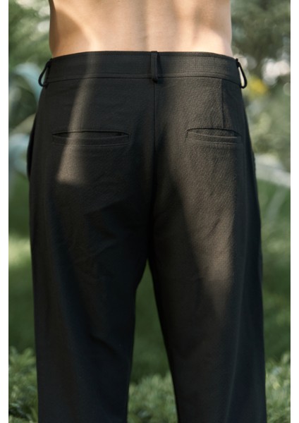 Glenn Erkek Siyah Pantolon