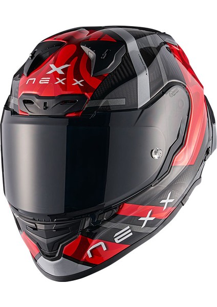 X.R3R Swırl Karbon Kırmızı Kask