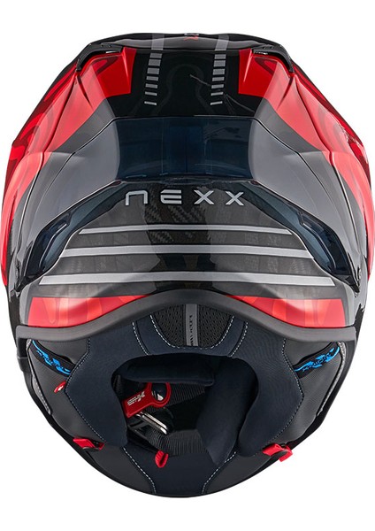 X.R3R Swırl Karbon Kırmızı Kask