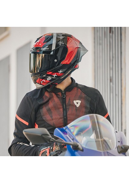 X.R3R Swırl Karbon Kırmızı Kask