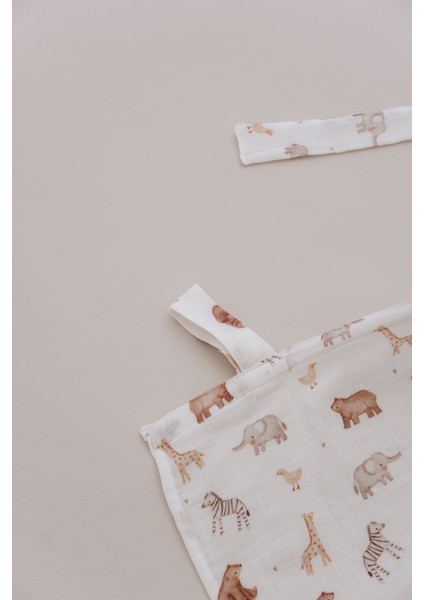 Müslin Emzirme Örtüsü - Pureline Series - Cute Animals