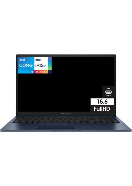 Vivobook 15 X1504VA I5-1334U 16 GB 512 GB SSD Windows 11 Pro Iris Xe Graphics 15.6" Full Hd Notebook NJ2405CB1