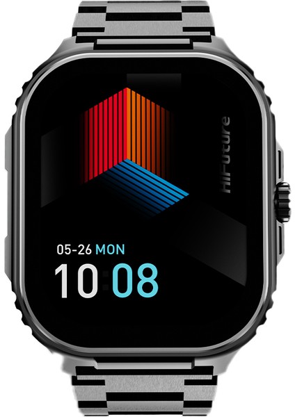 Ultra3 Pro Bluetooth 5.3 Amoled Ekran IP68 Su Geçirmez 2.04 Inç Arama Özellikli Ios & Android Uyumlu Nabız Spor Kan Oksijen Takibi 52MM Akıllı Saat Siyah