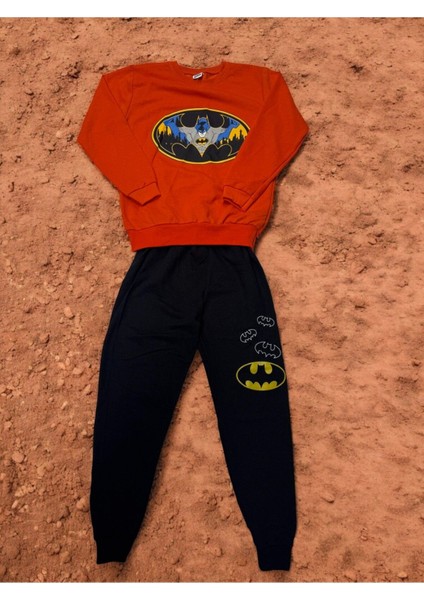 3 Iplik Takım Batmen Baskılı