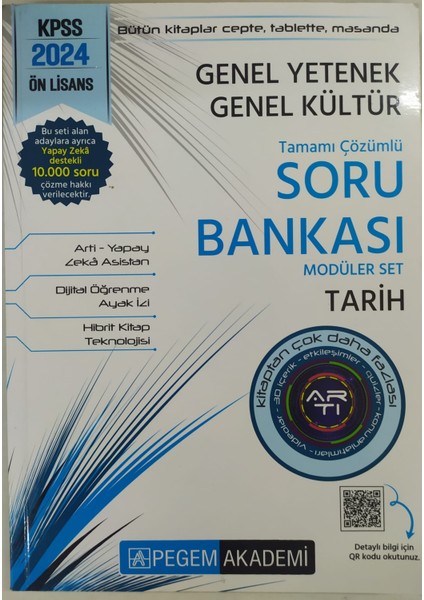 Pegem Önlisans Tarih Soru Bankası