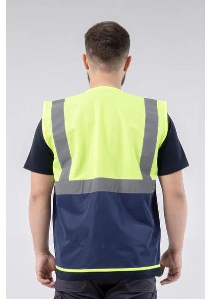 Sarı-Lacivert Mühendis Yeleği fiyatları