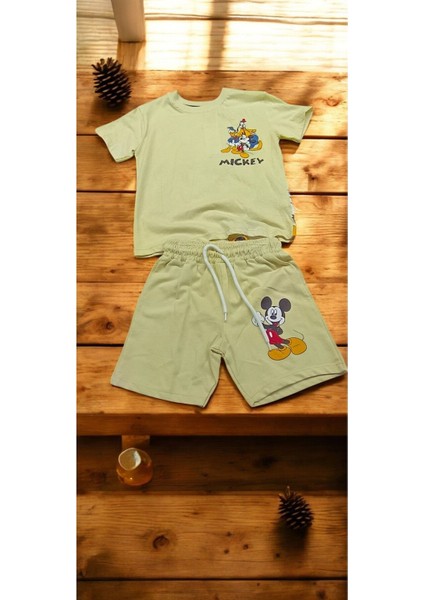Penye Şort T-Shirt Takım