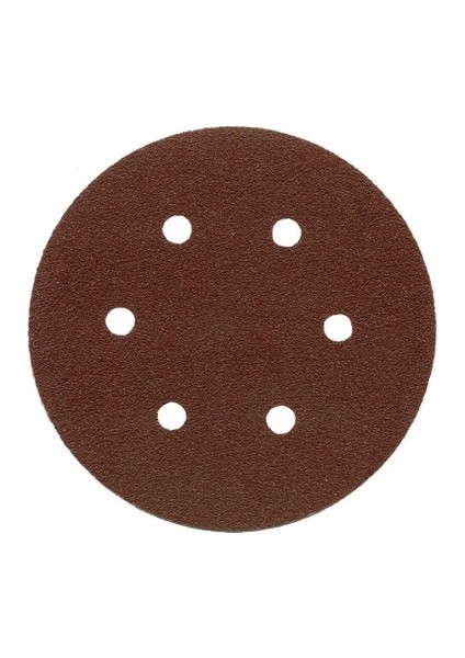 N33679 280 Kum Alüminyum Oksit Cırtlı Disk Zımpara 150MM - 6 Delikli