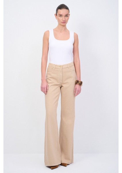 Bol Paça Denim Pantolon Camel 153M2199000