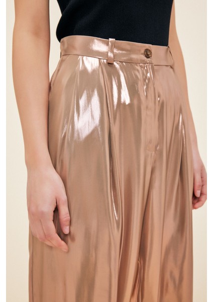 Parlak Pantolon Gold 153M1857005
