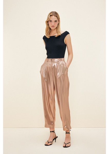 Parlak Pantolon Gold 153M1857005