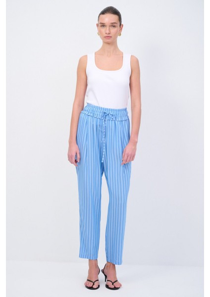Beli Lastikli Pantolon C.mavi 153M2195000