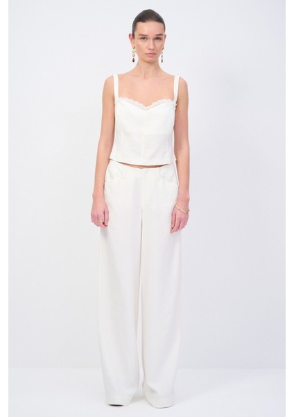 Moda Tutkusu Bol Tencel Pantolon