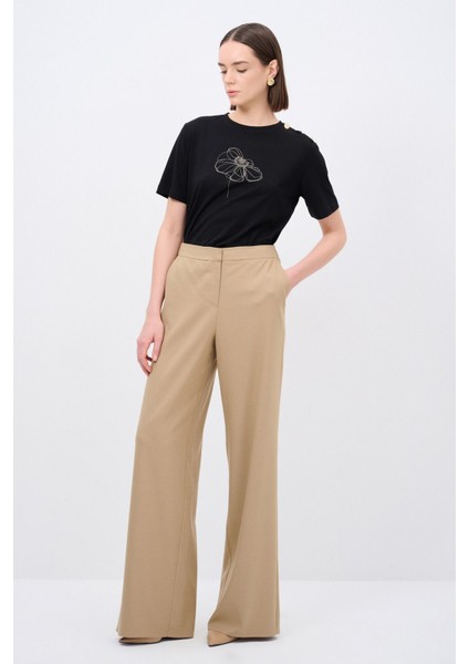 Çizgili Pantolon C.camel 153L9368001