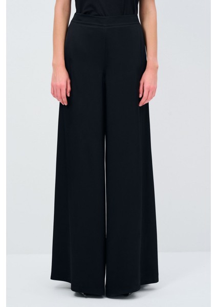 Geniş Paça Pantolon Siyah 153L9498000