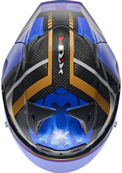 X.R3R Swırl Karbon Mavi Kask