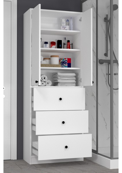 Güneş 3 Çekmeceli 2 Kapaklı Banyo Dolabı fiyatları