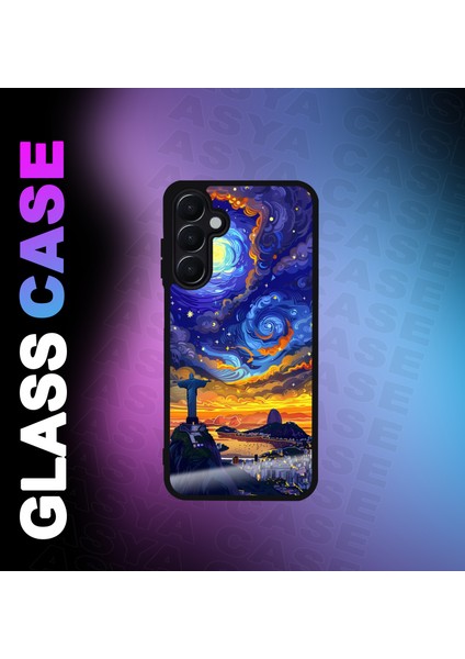 Samsung Galaxy A25 5g Kılıf Rio De Janeiro Baskılı Telefon Kapağı Siyah Silikon Arka Kapak Koruyucu