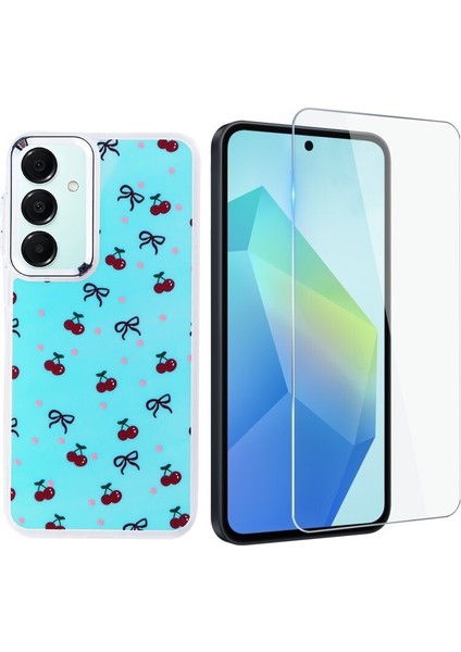 Samsung Galaxy S24 Fe Kılıf Hadra Wrx Lüx Desenli Kapak + Nano Ekran Koruyucu