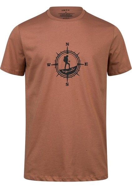 Alex Baskılı Erkek Sıfır Yaka T-Shirt