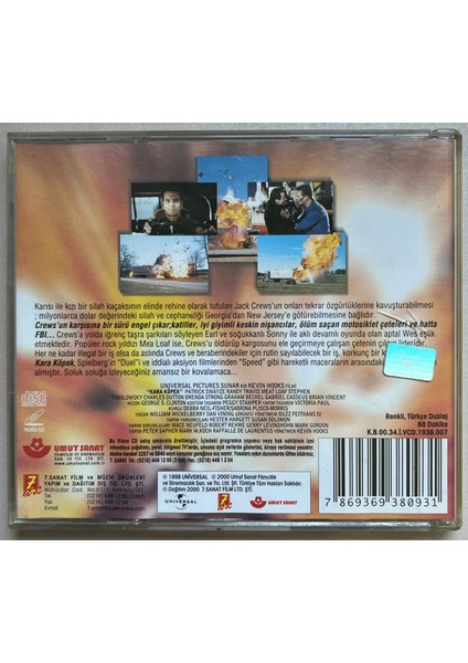 Kara Köpek VCD (Orjnal Dönem Baskı Vcd)