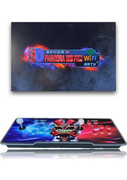 Idragon 3D - Klasik Oyun Konsolu Hd Arcade Station - Pandora Box - Tv Bağlantalı - Retro Atari