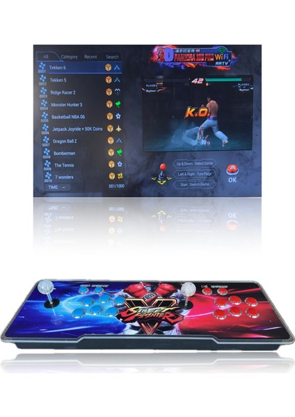 Idragon 3D - Klasik Oyun Konsolu Hd Arcade Station - Pandora Box - Tv Bağlantalı - Retro Atari modelleri
