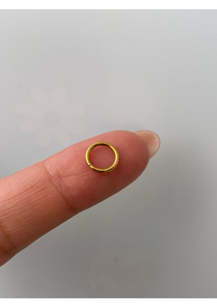 Paslanmaz Çelik Düz Halka Piercing Tragus Lob Kıkırdak Helıx Unisex Model 3lü Set modelleri