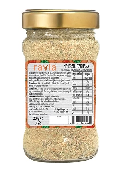 17 Sebzeli Tarhana - 200g