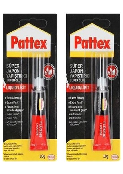 Süper Japon Yapıştırıcı 10G Blister 2 Adet