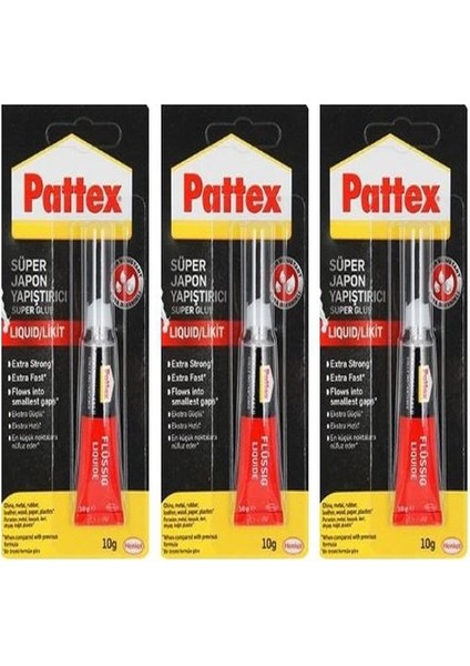 Süper Japon Yapıştırıcı 10G Blister 3 Adet