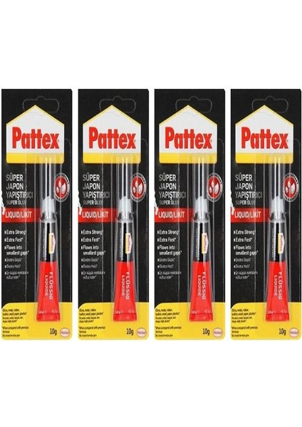 Süper Japon Yapıştırıcı 10G Blister 4 Adet