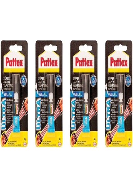 Süper Japon Yapıştırıcı 3g Blister 4 Adet