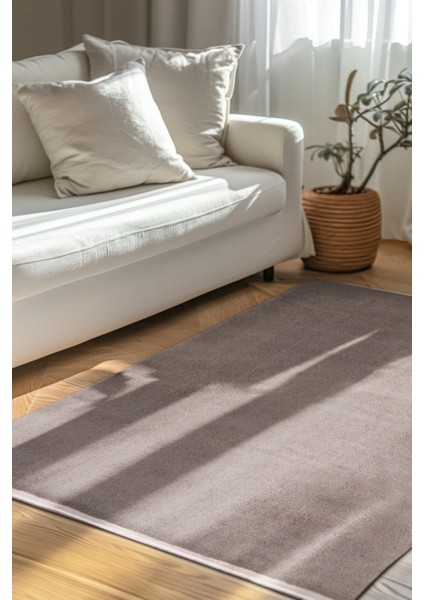 Puffy Bej Yumuşak Peluş Halı | Kaymaz, Yıkanabilir, Salon Mutfak Antre Için Halı Yolluk fırsatları