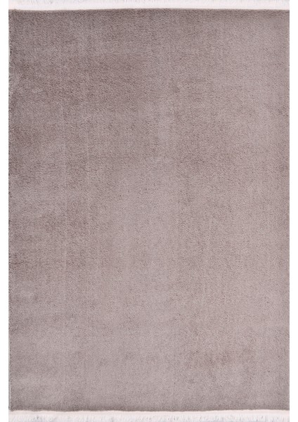 Puffy Bej Yumuşak Peluş Halı | Kaymaz, Yıkanabilir, Salon Mutfak Antre Için Halı Yolluk