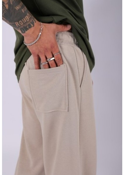 Nakışlı Baggy Eşofman Altı 3 Iplik modelleri