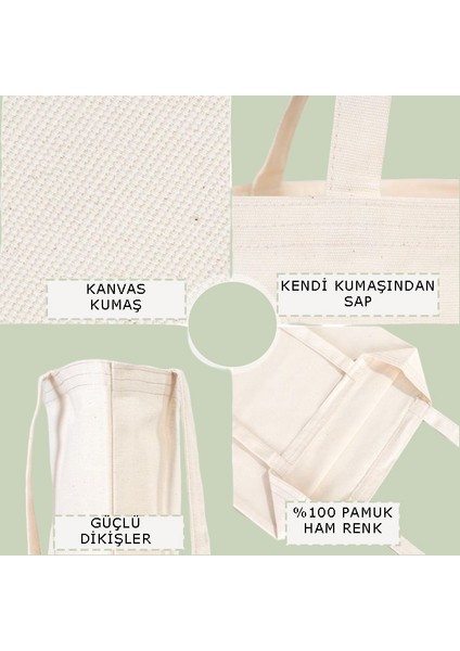 Gül Canvas Çanta