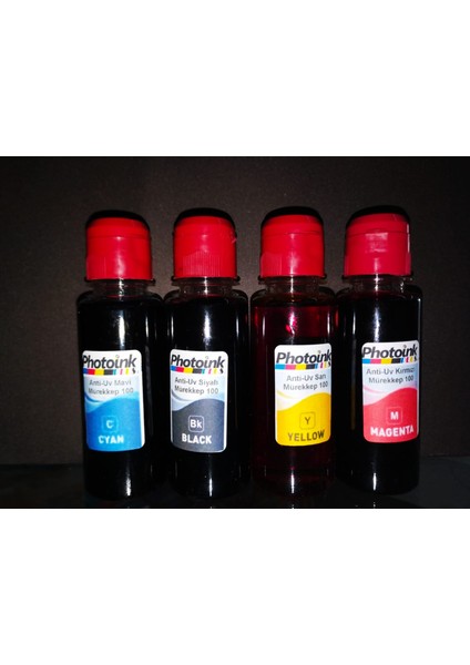 4 Renk Yazıcı Mürekkepi