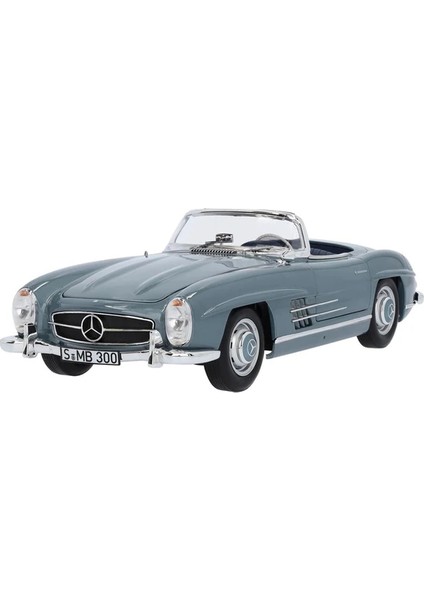 Mercedes-Benz 300 Sl Roadster W198 Iı 1:18 Açık Mavi Diecast Model Araç