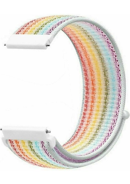 Samsung Galaxy Watch 42MM Akıllı Saat Uyumlu Spor Kumaş Desenli Cırt Cırtlı Kordon Kayış fiyatları