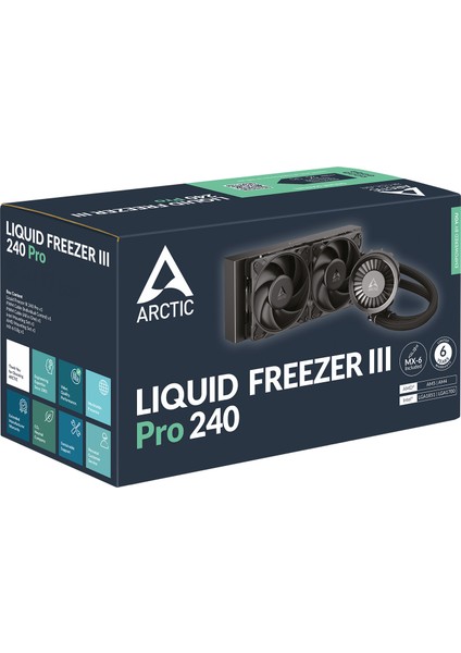 Liquid Freezer Iıı Pro 240 Intel / Amd Uyumlu, 240MM Radyatörlü, 2X12CM P12 Pro Pwm Fanlı, Sıvı Işlemci Soğutucu Siyah (ACFRE00178A) indirimleri