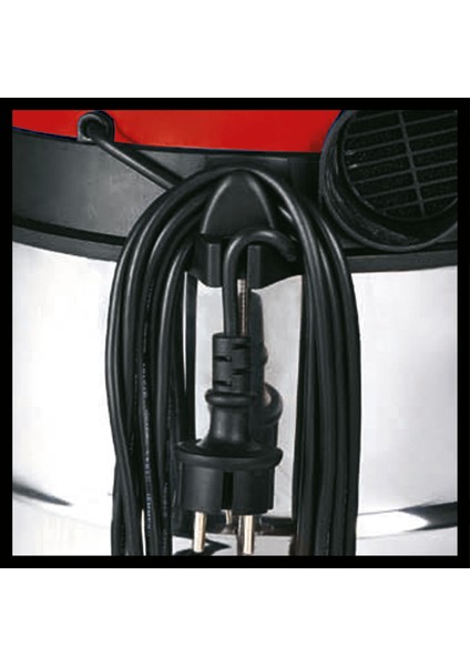 Islak/Kuru Endüstriyel Süpürge TC-VC 1820 SA (1250 Watt, 20L paslanmaz çelik tank, üfleme bağlantısı, aksesuar tutucu, hortum, başlık ve filtre dahil) - 2342425