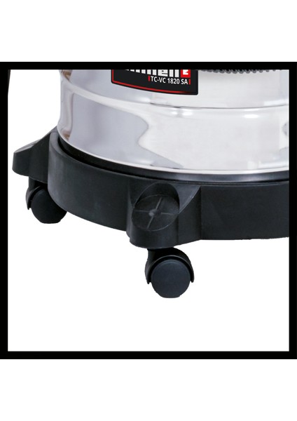 Islak/Kuru Endüstriyel Süpürge TC-VC 1820 SA (1250 Watt, 20L paslanmaz çelik tank, üfleme bağlantısı, aksesuar tutucu, hortum, başlık ve filtre dahil) - 2342425